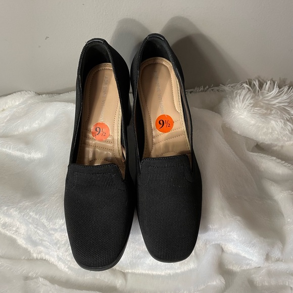 Adrienne VITTADINI Black Block Heels 
Size 9 1/2 M - Picture 6 of 8